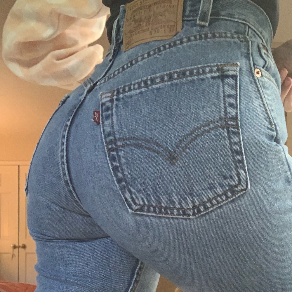 VINTAGE LEVI COTTON 505 JEANS